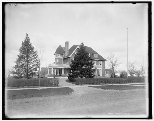 Residence of Dr. J.H. Lancashire, Alma, Mich.