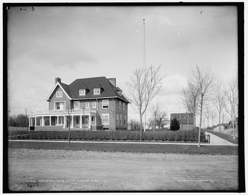 Residence of Dr. J.H. Lancashire, Alma, Mich.