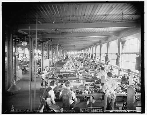 Assembling department, National Cash Register, Dayton, O[hio