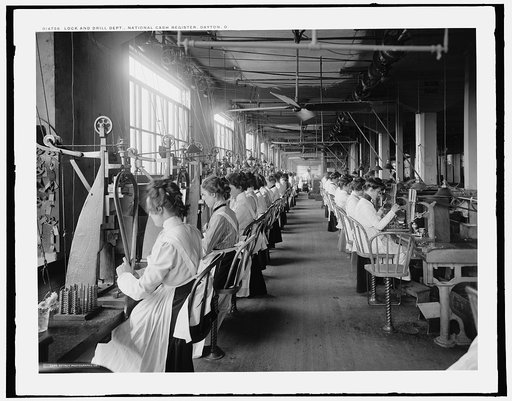 Lock and drill dept., National Cash Register, Dayton, O[hio