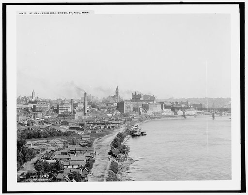 St. Paul from High Bridge, St. Paul, Minn.