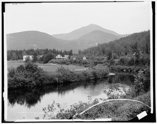 White Face [i.e. Whiteface] Mountain from Wilmington Road, Adirondack Mountains