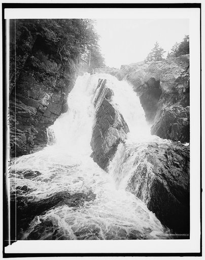 Wilmington High Fall, upper falls, Adirondack Mountains