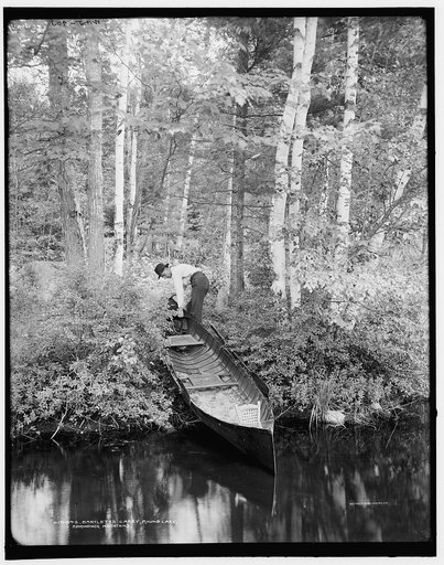 Bartlett's carry, Round Lake, Adirondack Mountains