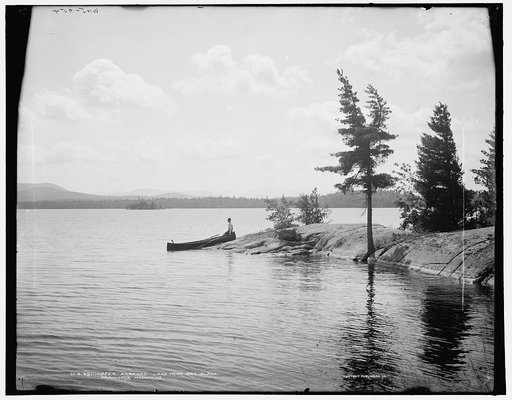 Upper Saranac Lake from Dry Island, Adirondack Mountains