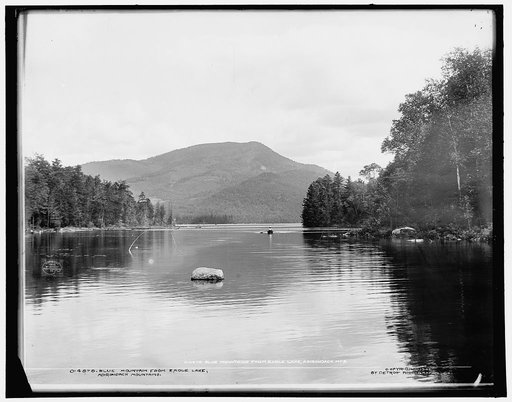 Blue Mountain from Eagle Lake, Adirondack Mountains