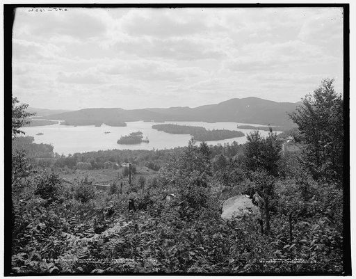 Blue Mountain Lake from Blue Mountain, Adirondack Mountains
