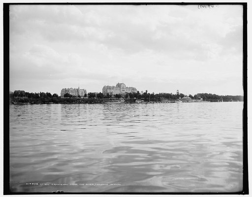 Hotel Frontenac from the river, Thousand Islands