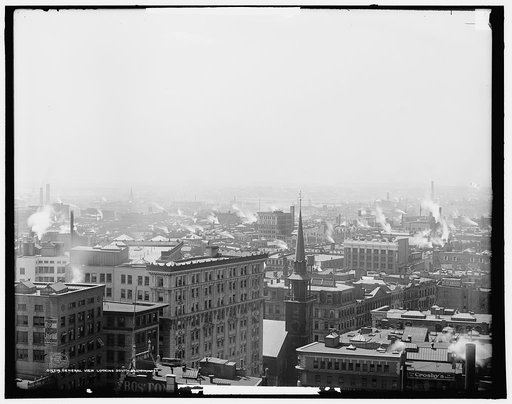 General view looking south, Boston, Mass.
