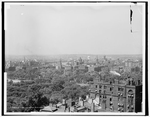 Back Bay and Charles River, Boston, Mass.