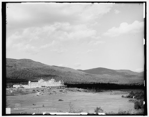 Mt. [Mount] Washington Hotel and Mt. Washington, White Mts., N.H.