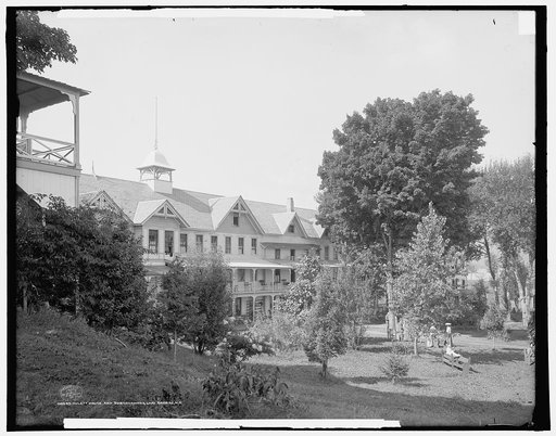 Hulett House and surroundings, Lake George, N.Y.