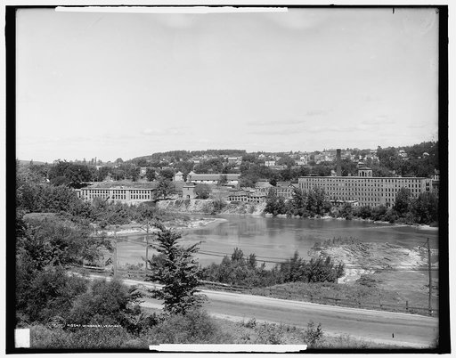 Winooski, Vermont, showing American Woolen Mills