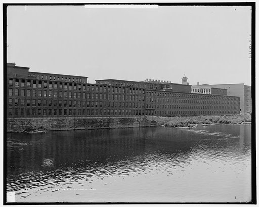 Mills on the Merrimack River, Lowell, Mass.