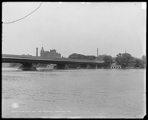 River front from West Springfield, Springfield, Mass.