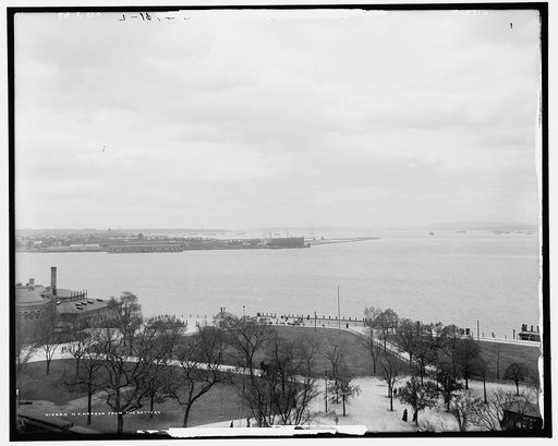 N.Y. harbor from the Battery