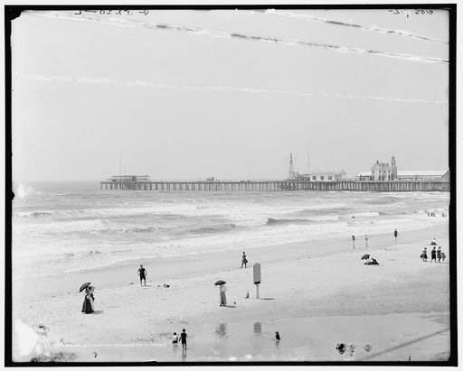 Marlborough-Blenheim and beach, Beach, Atlantic City, N.J.