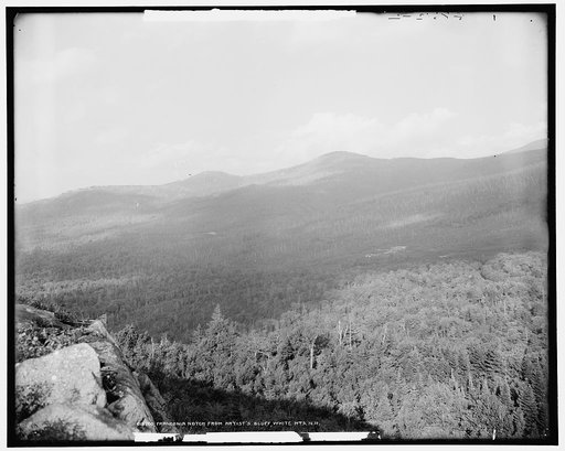 Franconia Notch from artist's bluff, White Mts., N.H.
