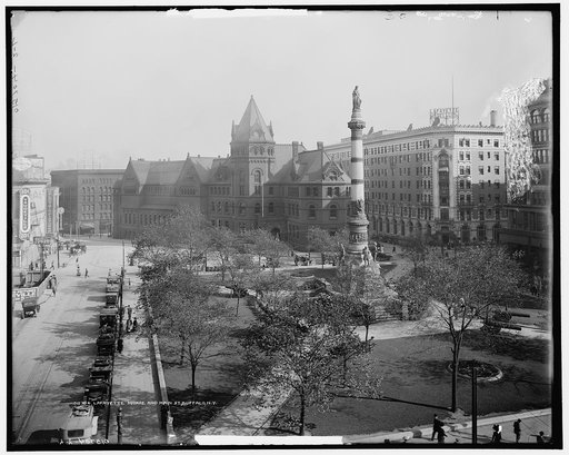 Lafayette Square and Main St., Buffalo, N.Y.