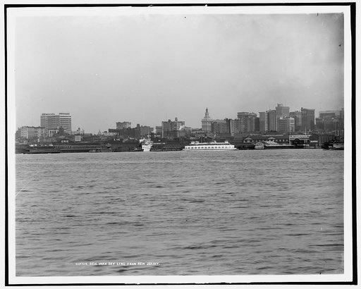 New York sky line from New Jersey