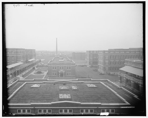 General view from roof of administration blg., Cin. Gen. Hospital, Cincinnati, Ohio