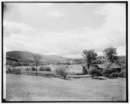 Toward Ludlow from the south