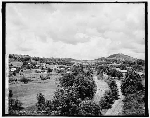 East Wallingford from the south, Green Mountains