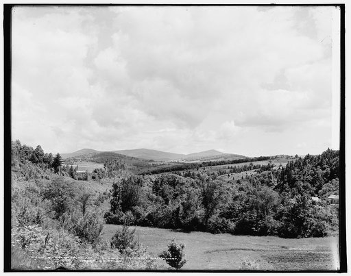 Mt. Shrewsbury and Mt. Killington from East Wallingford, Green Mountains
