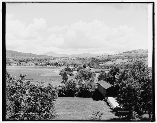 Mt. Pico, Mt. Killington, and Mt. Shrewsbury from Rutland R.R., Green Mountains