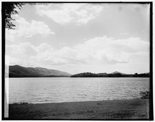 Looking across Lake Dunmore