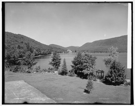 North from Mountain Spring Hotel, Lake Dunmore, Green Mountains