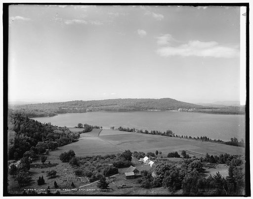 Lake Dunmore from the east, Green Mountains