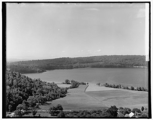 Lake Dunmore from the east, Green Mountains