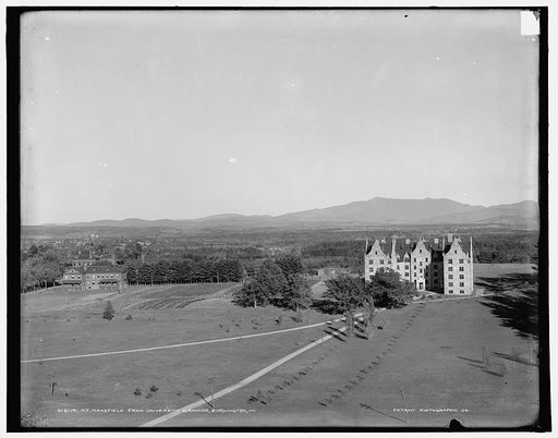 Mt. [Mount] Mansfield from University [of Vermont] grounds, Burlington, Vt.