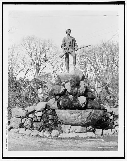 Statue of Capt. Parker, Lexington, Mass.