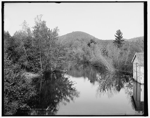 Outlet of Squam Lake, N.H.