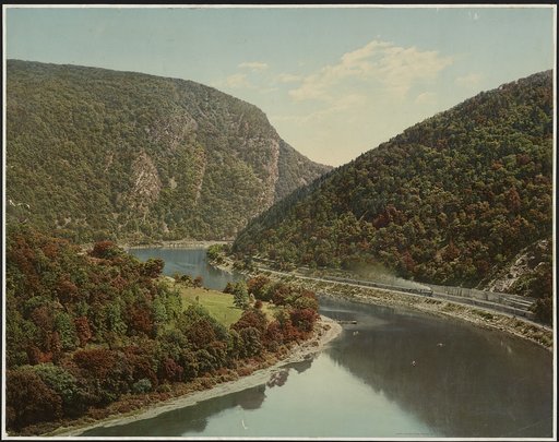 Delaware Water Gap, above the Gap from Winona Cliff, Pa.