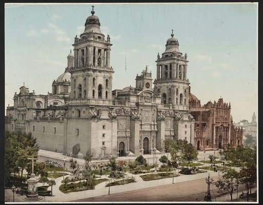 Mexico, the Cathedral, City of Mexico