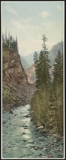 Canyon of Eagle River--west entrance, Colorado