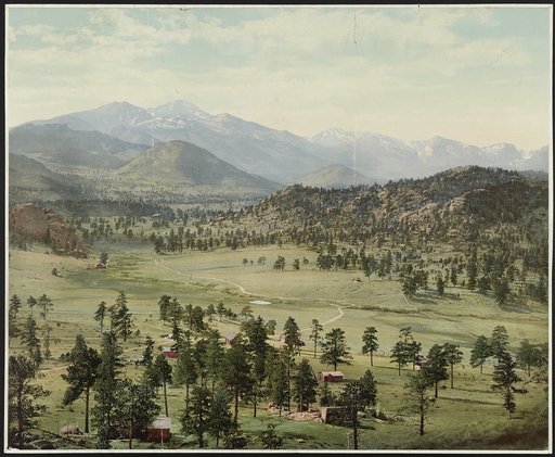 Long's Peak from Estes Park, Colorado