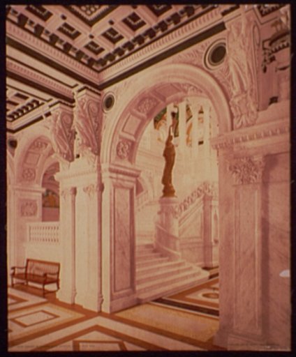 Library of Congress, North Staircase, Central Stair Hall