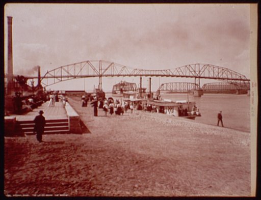 Winona, Minn., the levee below the bridge