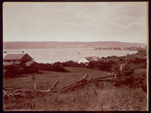 Old Mission, Madeline Island, Bayfield in distance