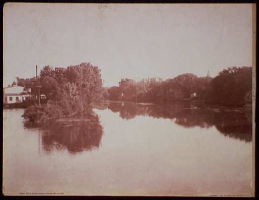 Rock River above bridge, Beloit, Wis.