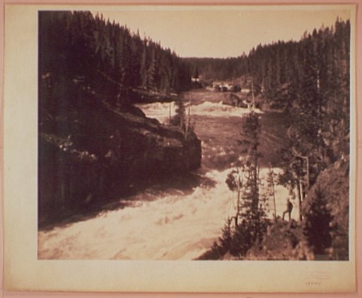 Yellowstone River above the falls