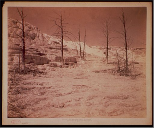 Mammoth Hot Springs, Pulpit Terraces