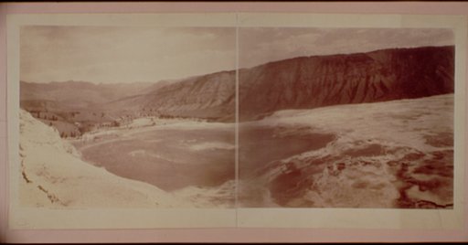 Summit of pools & Mammoth Hot Springs Hotel
