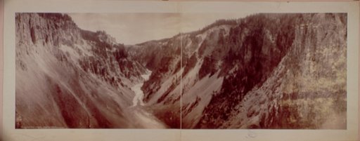 Yellowstone Canon, from the falls