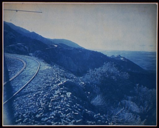 Mt. Lowe Railway, view from circular bridge