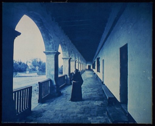 Mission of Santa Barbara, outer corridors